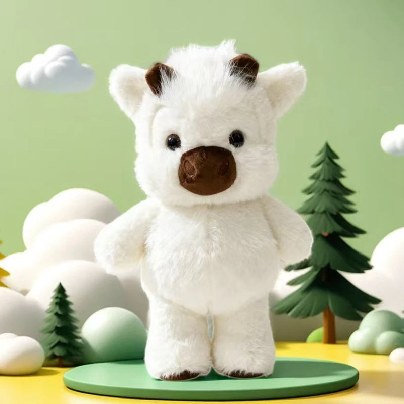 Snow Highland cow plush